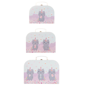 Sass & Belle - Luna Caticorn Suitcases - Set of 3