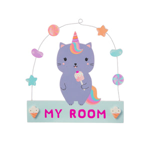Sass & Belle - Luna Caticorn Sweeties Hanging Plaque